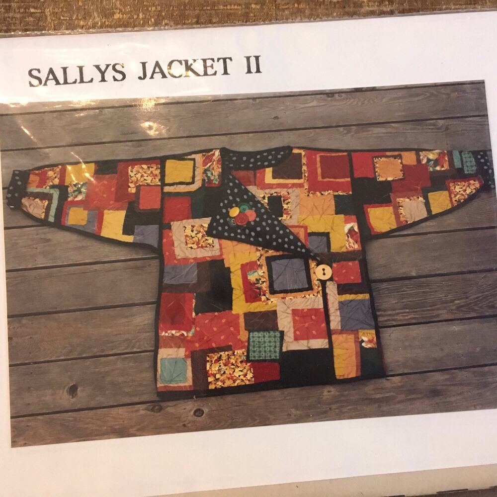 Sally Sewing Pattern Patchwork Jacket Coat UNCUT